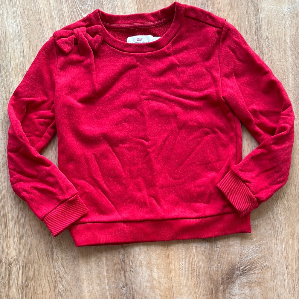 Vineyard Vines Red Long Sleeve Sweater | Size 5-6 XS